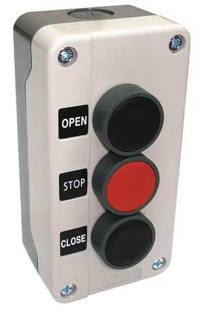 Push Button Control Station, Open/Stop/Close