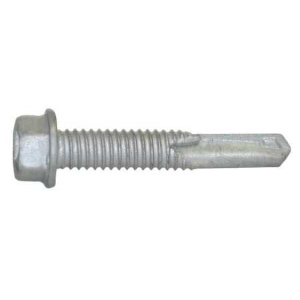 Self-Drilling Screw, #12 x 1 1/4 in, Climaseal Steel Hex Head External Hex Drive, 500 PK