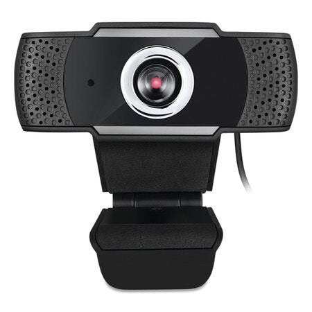 CyberTrack H4 1080P HD USB Manual Focus Webcam with Microphone, Black