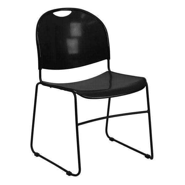 Stack Chair, Frame, Black, 800 lb. Capacity