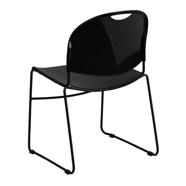 Stack Chair, Frame, Black, 800 lb. Capacity