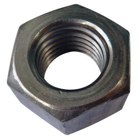 Machine Screw Nut, 18-8 Stainless Steel, Not Graded, Plain Finish, 3/8 in Wd, 1/8 in Ht, 100 PK