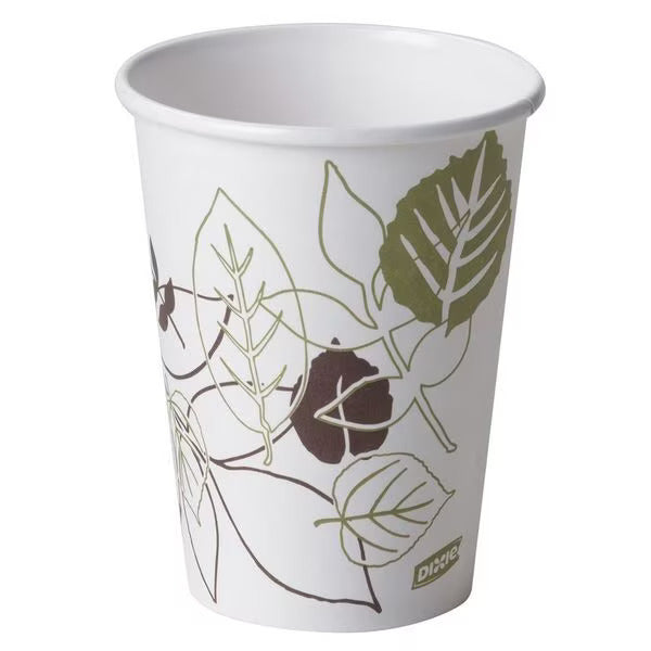 Disposable Hot cup 12 oz. White, Paper, Pk1000